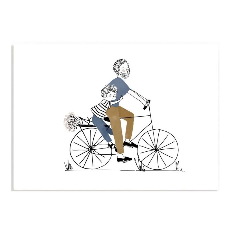 Affiche -A5 - Balade vélo...