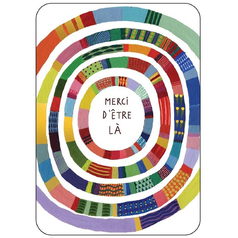 Carte postale - Merci...