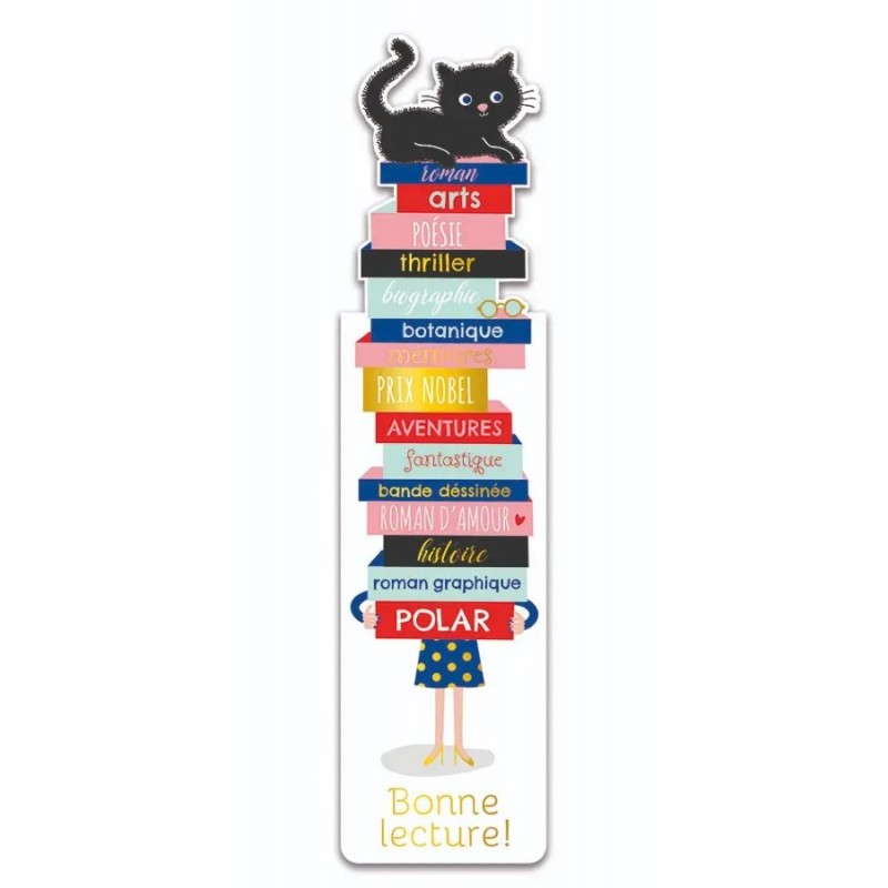 Marque pages - Chat livres