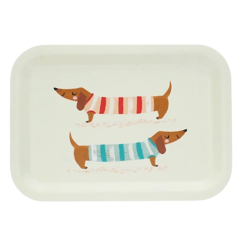 Plateau en bois - Chien...
