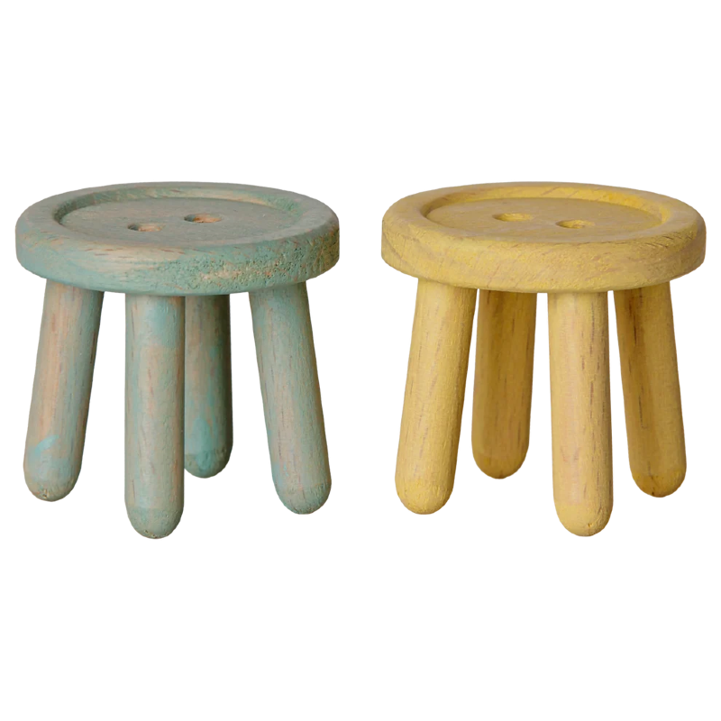 Lot de 2 tabourets -...