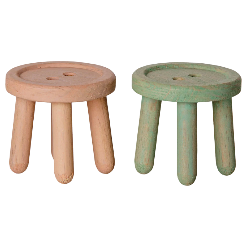 Lot de 2 tabourets -...