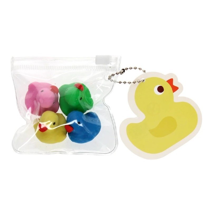 Lot 4 gommes Canards