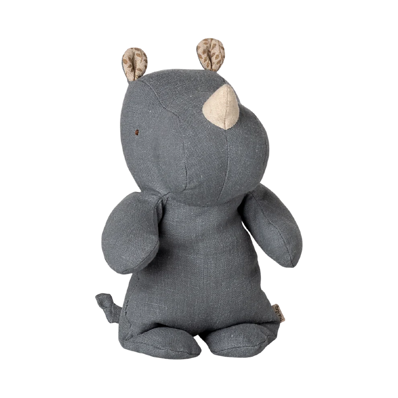 Doudou rhino - Bleu