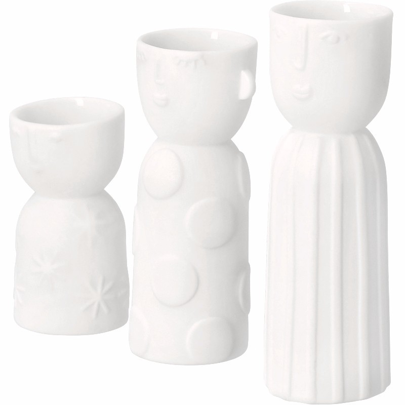 Set 3 vases Fées
