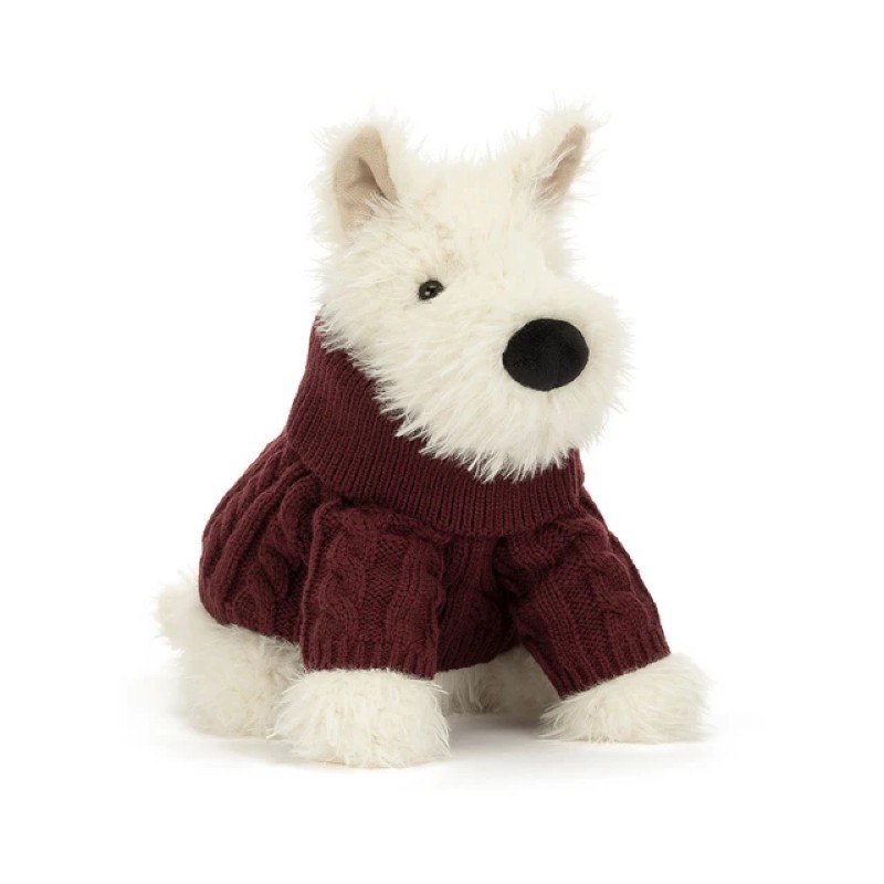 Peluche Scottish avec son pull