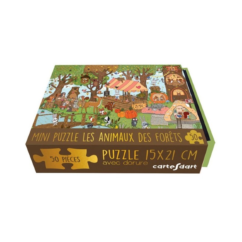 Mini puzzle 50 pièces -...
