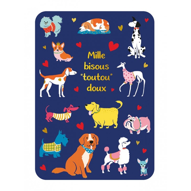 Carte postale - Bisous tout...
