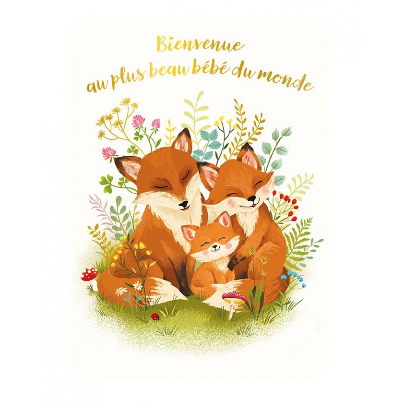 Carte postale - Bienvenue bébé