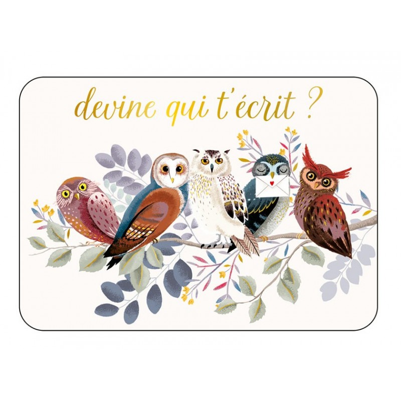 Carte postale - Devine qui...