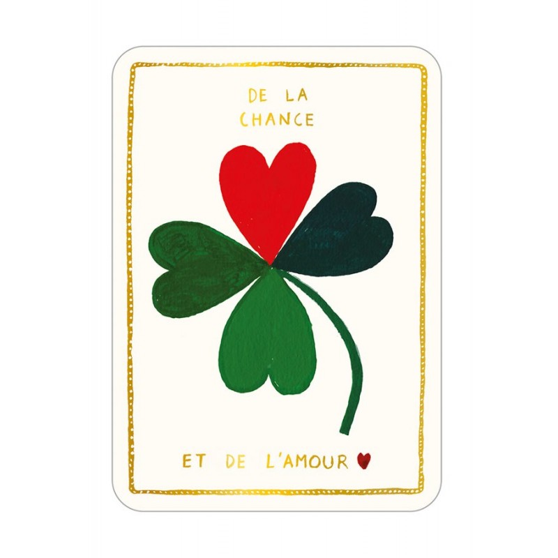 Carte postale - Chance et...