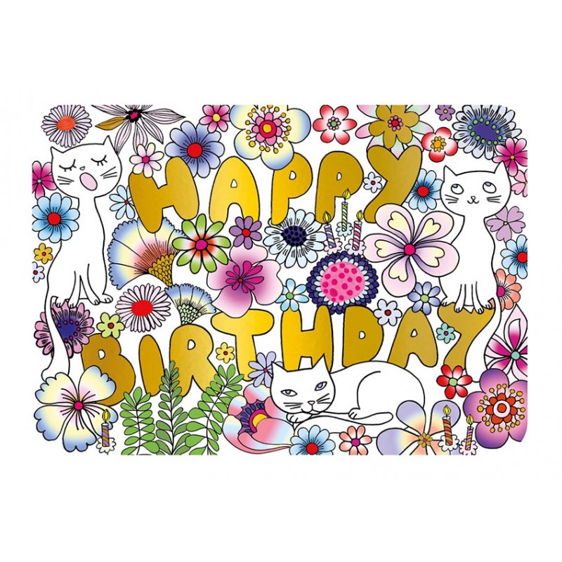 Carte postale - Happy birthday