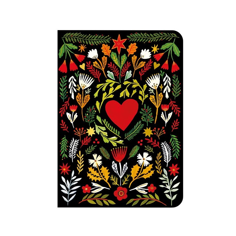 Carnet A6 - Coeur Folk
