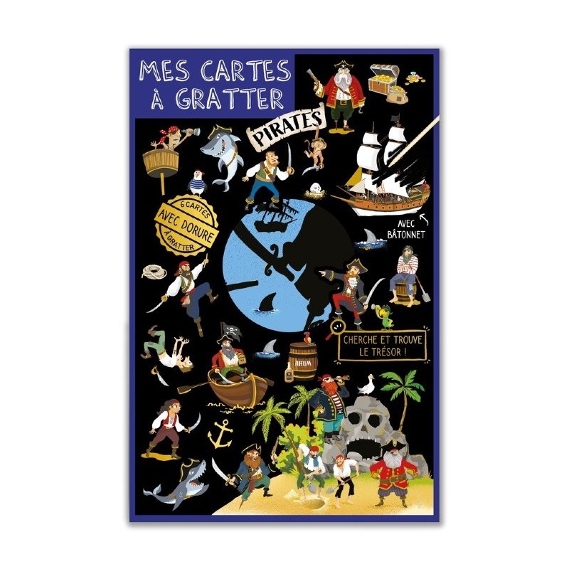 Cartes à gratter - Bateau...