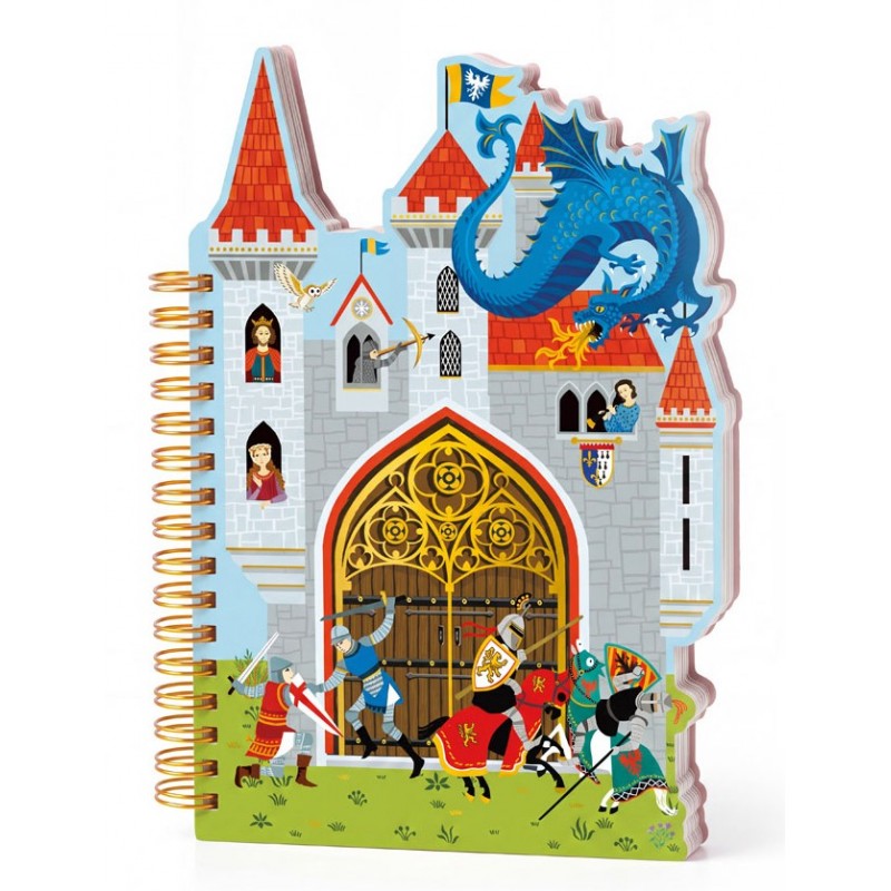 Carnet découpé - Chevaliers