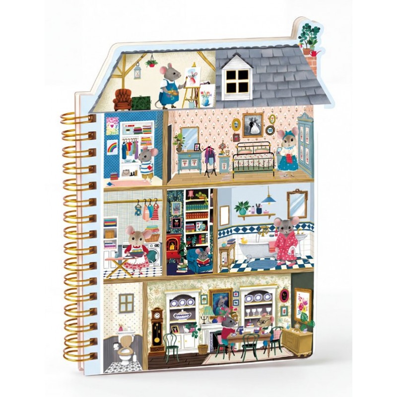 Carnet découpé - La maison...