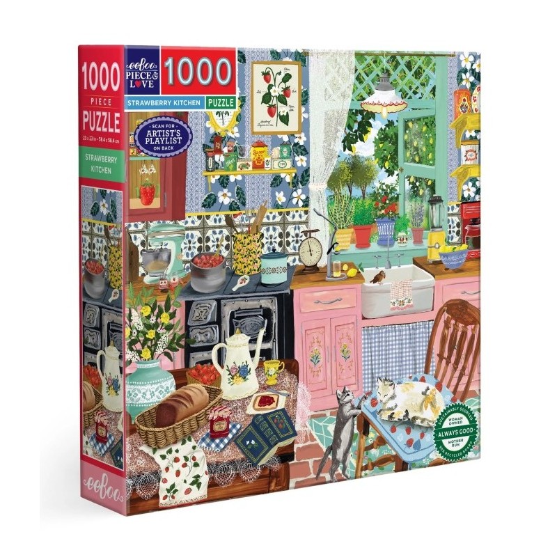 Puzzle Strawberry kitchen