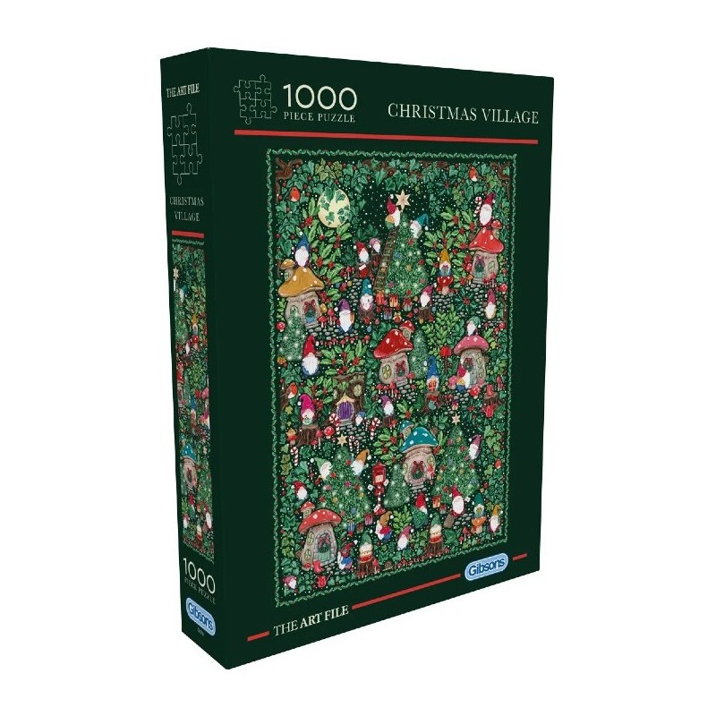 Puzzle Christmas village