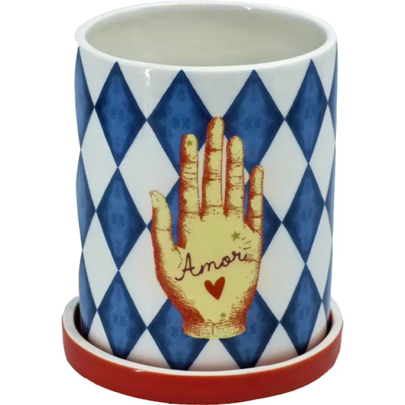 Pot - Main Amor bleu