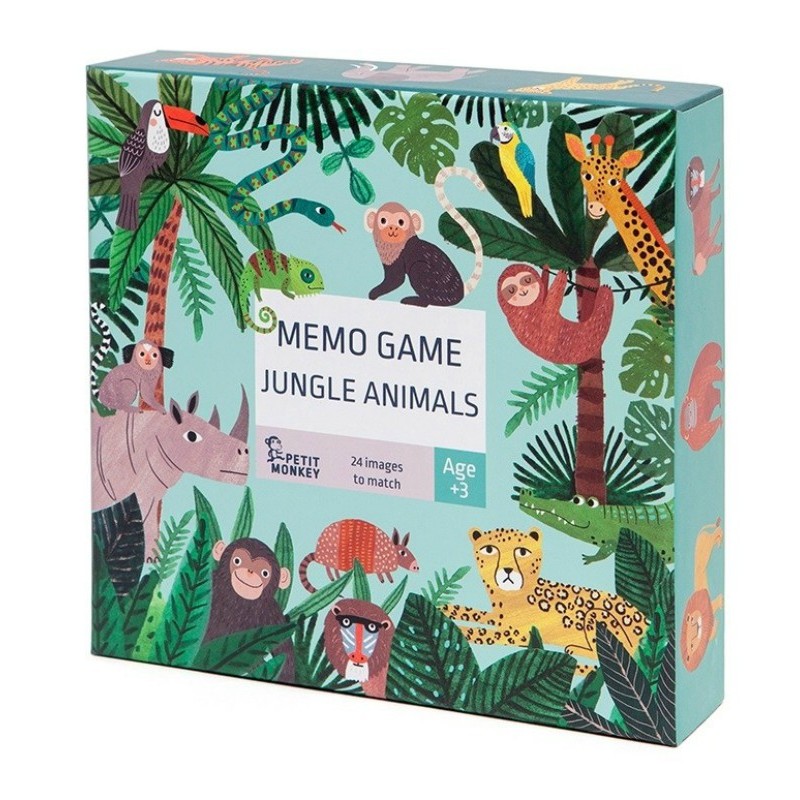 Mémory Animaux de la jungle