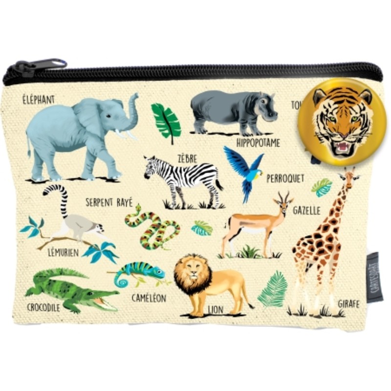 Trousse et badge Savane